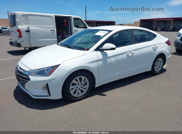 5NPD74LF3LH616514 2020 HYUNDAI ELANTRA White Vista tres cuartos delantera izquierda