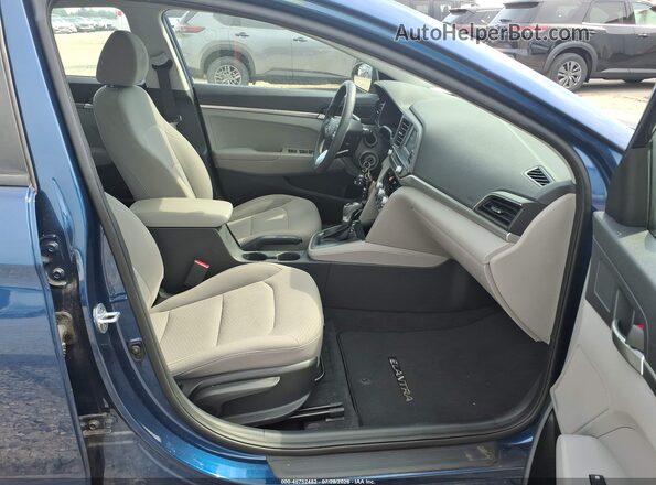 5NPD74LF3LH618165 2020 HYUNDAI ELANTRA Blue Vista interior delantera