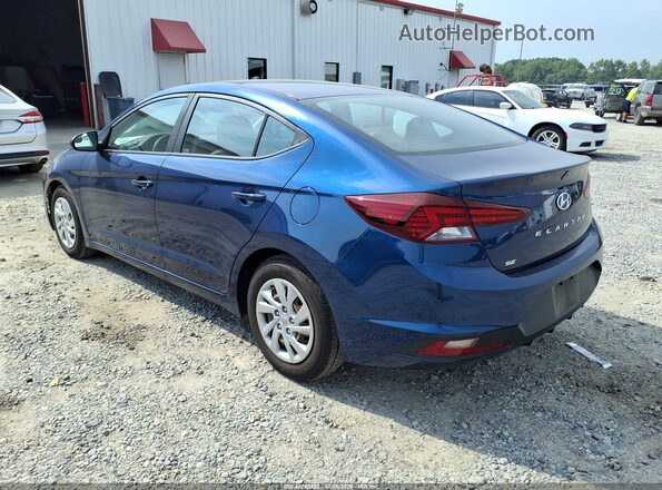 5NPD74LF3LH618165 2020 HYUNDAI ELANTRA Blue Trasero izquierdo
