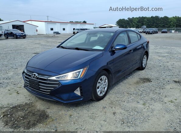 5NPD74LF3LH618165 2020 HYUNDAI ELANTRA Blue Vista tres cuartos delantera izquierda