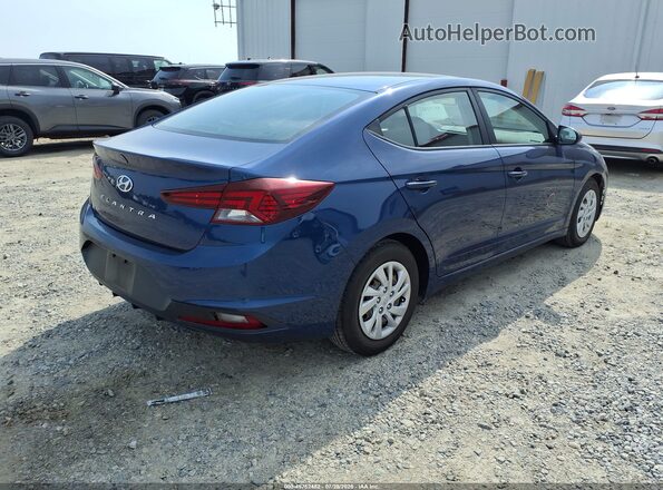5NPD74LF3LH618165 2020 HYUNDAI ELANTRA Blue Trasero derecho