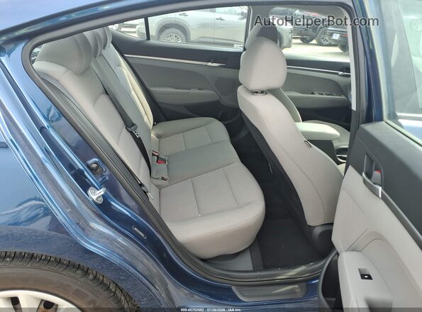 5NPD74LF3LH618165 2020 HYUNDAI ELANTRA Blue Vista de la etiqueta del VIN