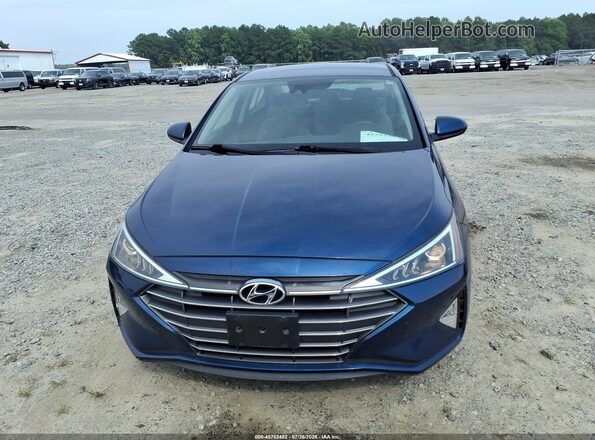 5NPD74LF3LH618165 2020 HYUNDAI ELANTRA Blue Vista del cuadro de instrumentos