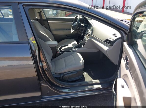 5NPD74LF3LH621082 2020 HYUNDAI ELANTRA Gray წინა სალონის ხედი