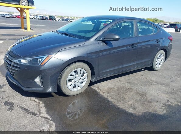 5NPD74LF3LH621082 2020 HYUNDAI ELANTRA Gray ხელსაწყოთა პანელის ხედი