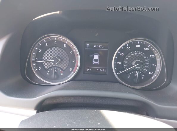 5NPD74LF3LH621082 2020 HYUNDAI ELANTRA Gray უკანა სავარძლების ხედი