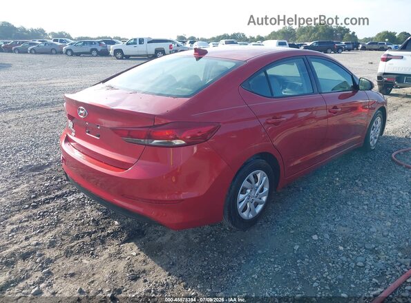 5NPD74LF4HH121195 2017 HYUNDAI ELANTRA Темно-бордовый Задняя правая четверть