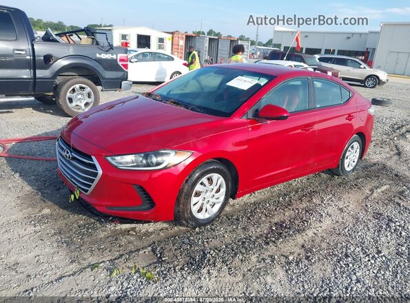 5NPD74LF4HH121195 2017 HYUNDAI ELANTRA Темно-бордовый Передняя левая четверть