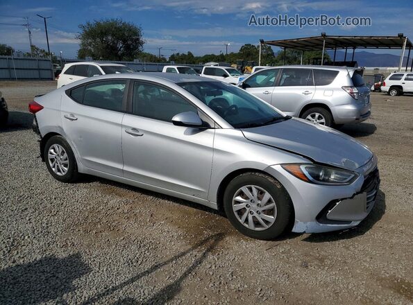 5NPD74LF4HH137249 2017 HYUNDAI ELANTRA Silver Передня права чверть