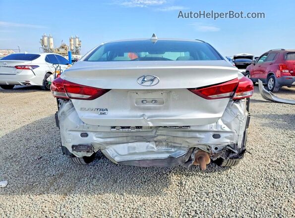 5NPD74LF4HH137249 2017 HYUNDAI ELANTRA Silver Вид ззаду