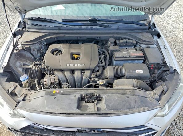 5NPD74LF4HH137249 2017 HYUNDAI ELANTRA Silver Вид задньої частини салону