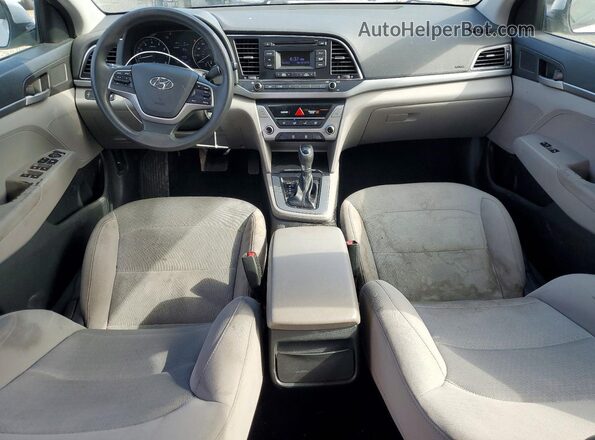5NPD74LF4HH137249 2017 HYUNDAI ELANTRA Silver Вид панелі приладів