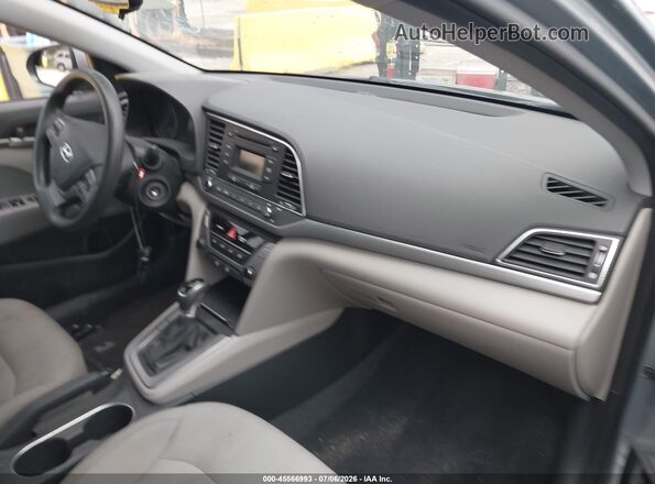 5NPD74LF4HH144945 2017 HYUNDAI ELANTRA Silver წინა სალონის ხედი