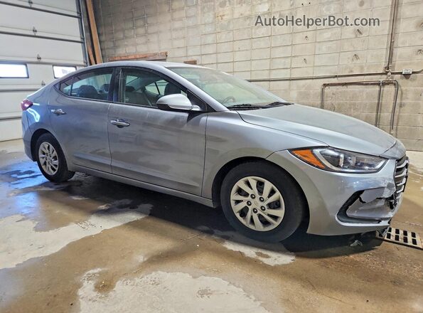 5NPD74LF4HH146551 2017 HYUNDAI ELANTRA Silver Delantero derecho