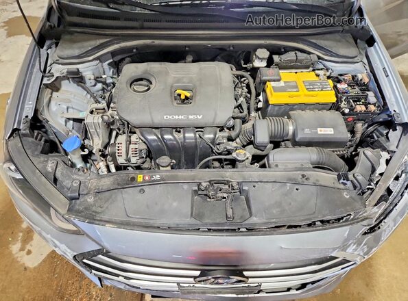 5NPD74LF4HH146551 2017 HYUNDAI ELANTRA Silver Vista interior trasera
