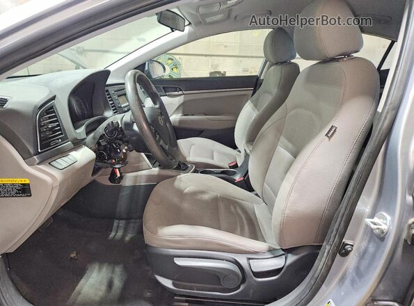5NPD74LF4HH146551 2017 HYUNDAI ELANTRA Silver Vista interior delantera