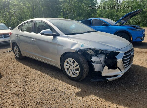 5NPD74LF4HH158828 2017 HYUNDAI ELANTRA Silver Przód prawy