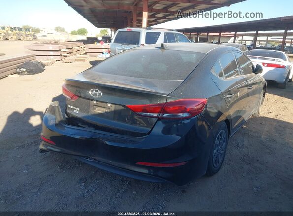 5NPD74LF4HH167156 2017 HYUNDAI ELANTRA Black Trasero derecho