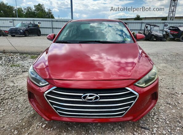 5NPD74LF4HH175564 2017 HYUNDAI ELANTRA Red წინა ხედი
