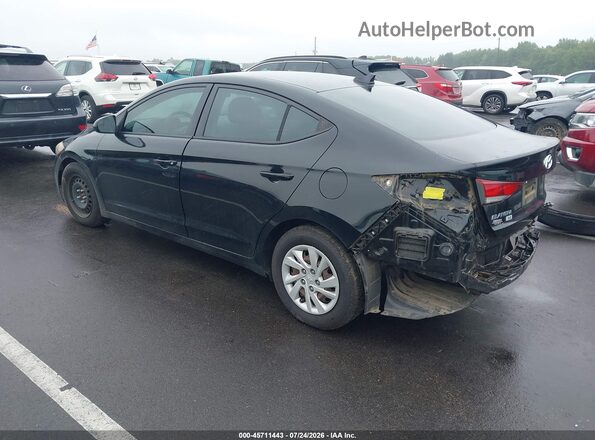 5NPD74LF4HH176097 2017 HYUNDAI ELANTRA Black Trasero izquierdo