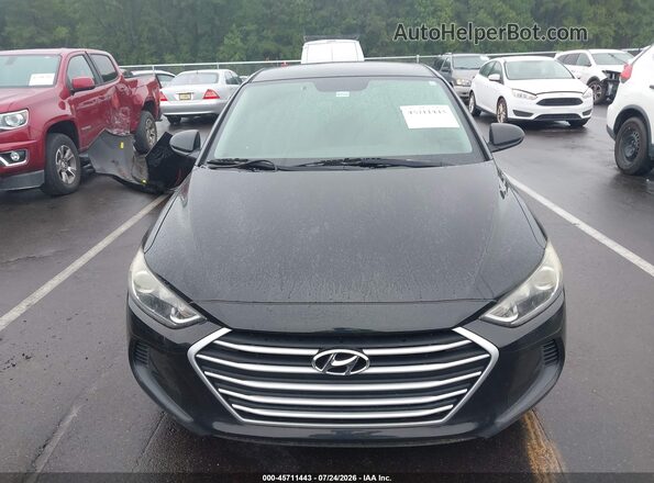 5NPD74LF4HH176097 2017 HYUNDAI ELANTRA Black Vista interior trasera