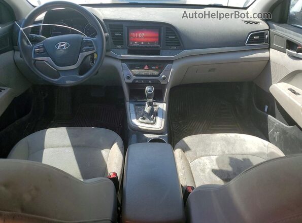 5NPD74LF4HH204304 2017 HYUNDAI ELANTRA White Dashboard view