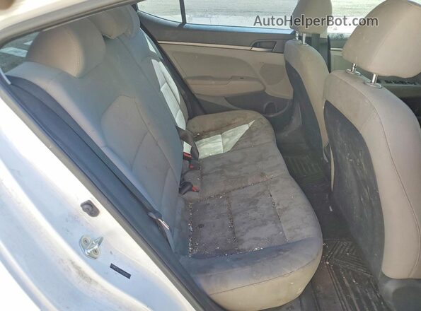 5NPD74LF4HH204304 2017 HYUNDAI ELANTRA White Rear seats view