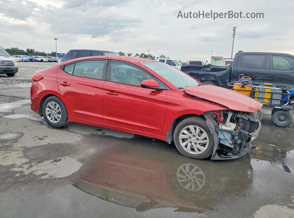 5NPD74LF4JH227149 2018 HYUNDAI ELANTRA Red Przód prawy