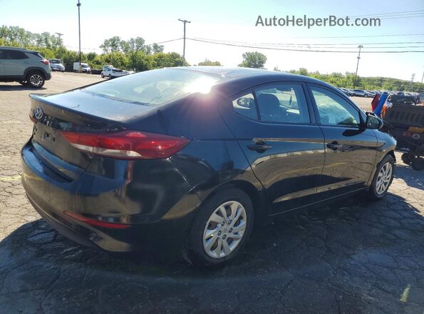5NPD74LF4JH233744 2018 HYUNDAI ELANTRA Black Задня права чверть