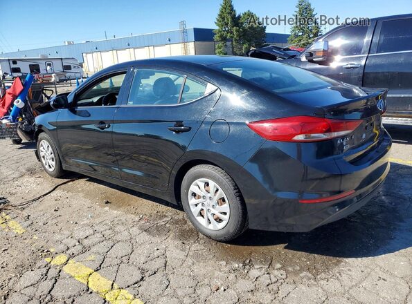 5NPD74LF4JH233744 2018 HYUNDAI ELANTRA Black Задня ліва чверть