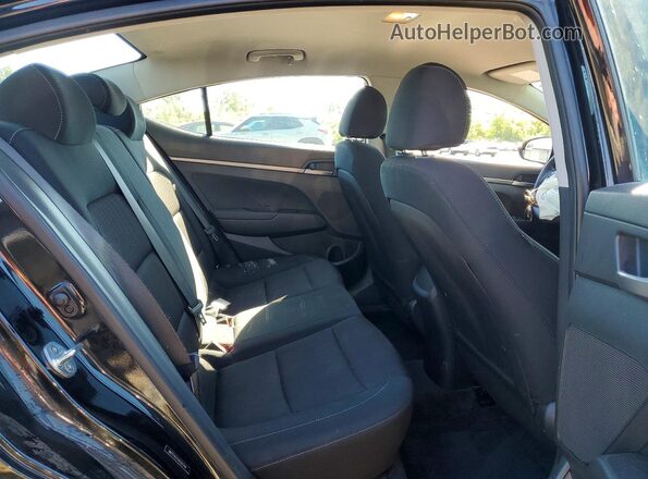 5NPD74LF4JH233744 2018 HYUNDAI ELANTRA Black Вид задніх сидінь