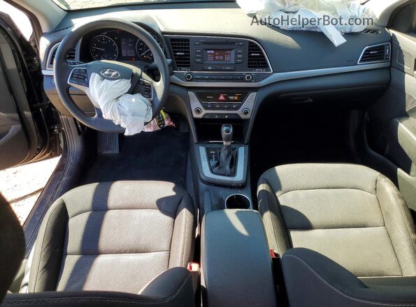 5NPD74LF4JH233744 2018 HYUNDAI ELANTRA Black Вид панелі приладів