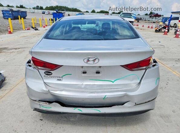 5NPD74LF4JH280868 2018 HYUNDAI ELANTRA Silver Вид ззаду