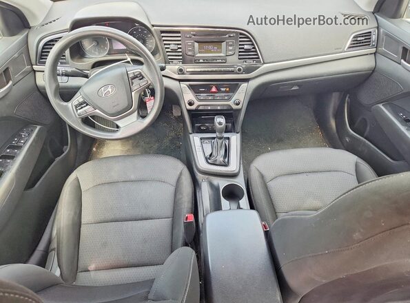 5NPD74LF4JH280868 2018 HYUNDAI ELANTRA Silver Вид панелі приладів