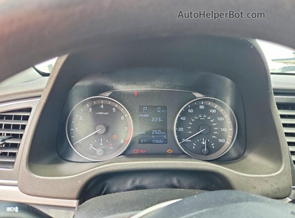 5NPD74LF4JH280868 2018 HYUNDAI ELANTRA Silver Вид щитка приладів