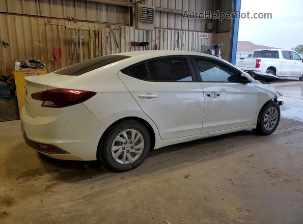 5NPD74LF4KH415901 2019 HYUNDAI ELANTRA Белый Задняя правая четверть