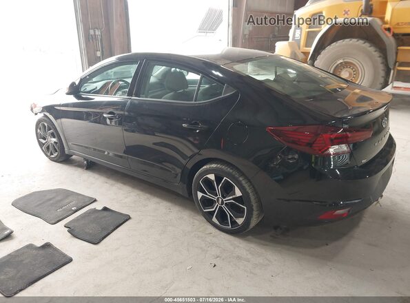 5NPD74LF4KH421374 2019 HYUNDAI ELANTRA Black Rear left