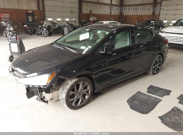 5NPD74LF4KH421374 2019 HYUNDAI ELANTRA Black Front left