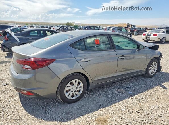 5NPD74LF4KH424985 2019 HYUNDAI ELANTRA Gray Rear right