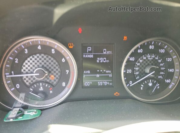 5NPD74LF4KH424985 2019 HYUNDAI ELANTRA Gray Instrument cluster view