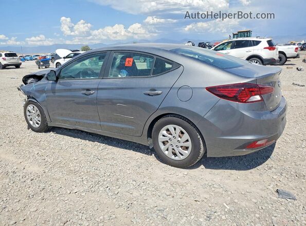 5NPD74LF4KH424985 2019 HYUNDAI ELANTRA Gray Rear left