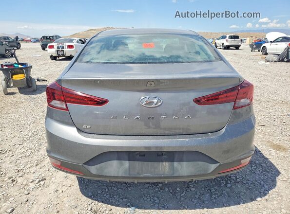 5NPD74LF4KH424985 2019 HYUNDAI ELANTRA Gray Rear view