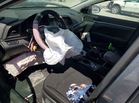 5NPD74LF4KH424985 2019 HYUNDAI ELANTRA Gray Dashboard view