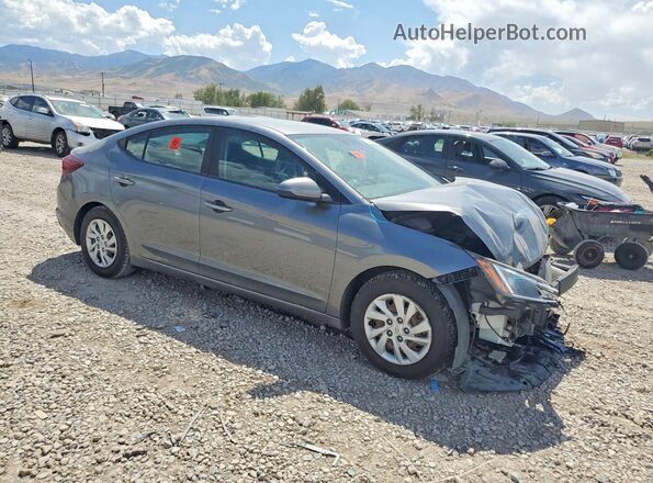 5NPD74LF4KH424985 2019 HYUNDAI ELANTRA Gray Front right
