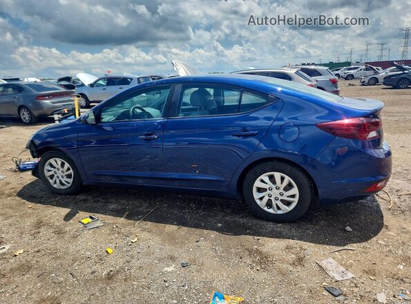 5NPD74LF4KH460272 2019 HYUNDAI ELANTRA Blue Tył lewy