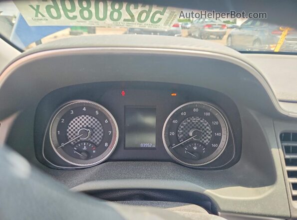 5NPD74LF4KH460272 2019 HYUNDAI ELANTRA Blue Widok zestawu wskaźników
