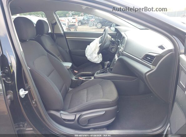 5NPD74LF4KH470493 2019 HYUNDAI ELANTRA Black Вид салону спереду