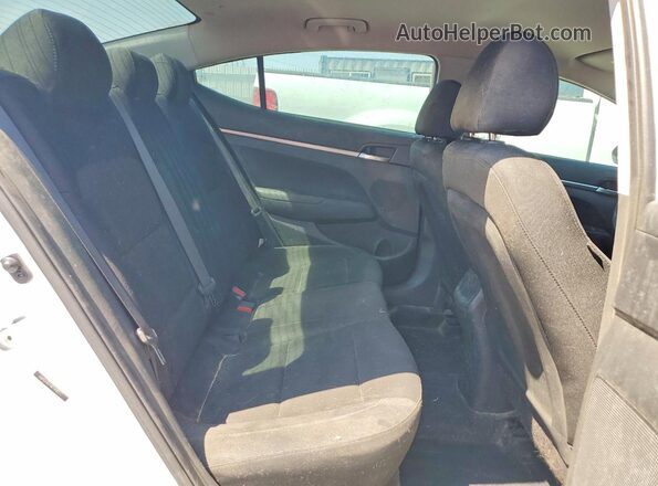 5NPD74LF4KH480277 2019 HYUNDAI ELANTRA White Вид задніх сидінь