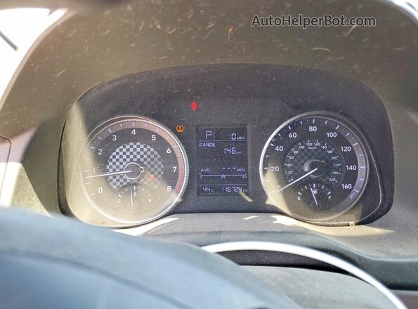 5NPD74LF4KH480277 2019 HYUNDAI ELANTRA White Вид щитка приладів