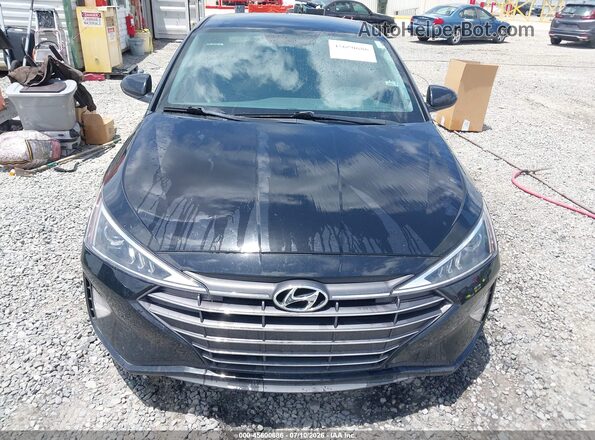 5NPD74LF4KH494017 2019 HYUNDAI ELANTRA Черный Вид щитка приборов